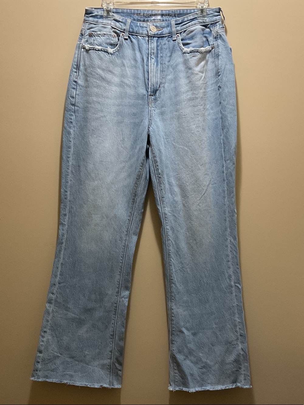 American Eagle Outfitters Highest Rise 90s Flare Light Wash Jeans